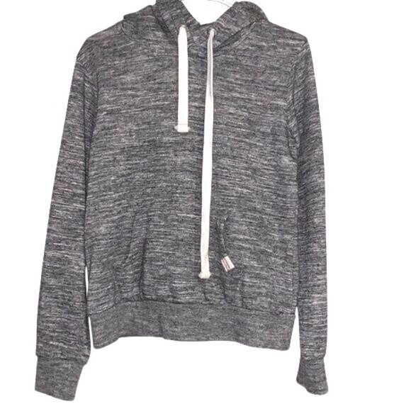Reflex Womens Heather Gray Pullover Hoodie M Drawstring Kangaroo Pocket Cotton/P - Picture 1 of 9